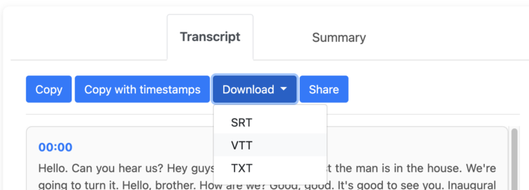 YouTube-Transkript